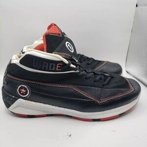 Converse Wade 3 Mid Black White Red - Size 7 - 101774